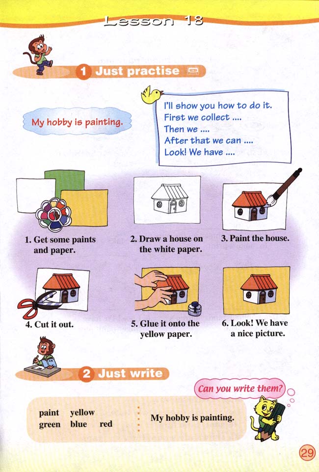 Unit 2 I usually go to school by bus. Lesson 7(第29页)