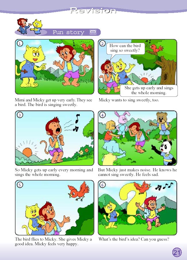 Unit 2 I usually go to school by bus. Lesson 7(第21页)