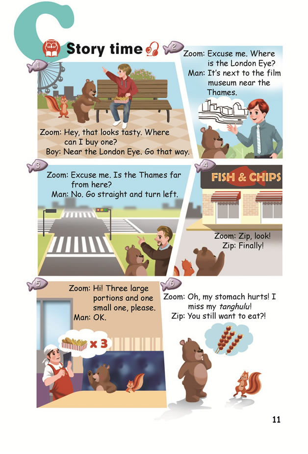 Unit 1 How can I get there?(第11页)