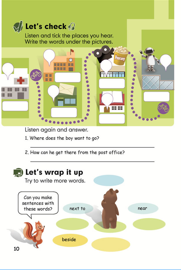 Unit 1 How can I get there?(第10页)