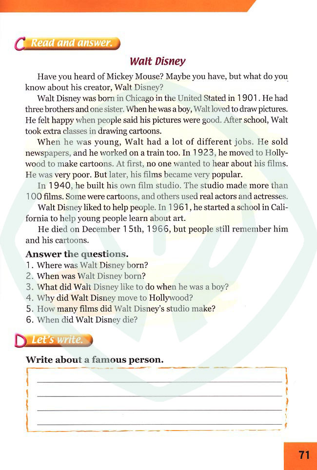 新起点小学六年级英语上册lesson36