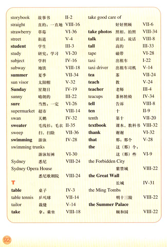 Vocabulary(第92页)