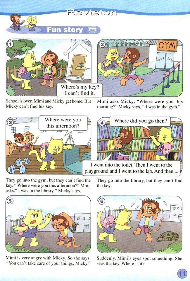 Unit 1 How was your holiday?(第11页)