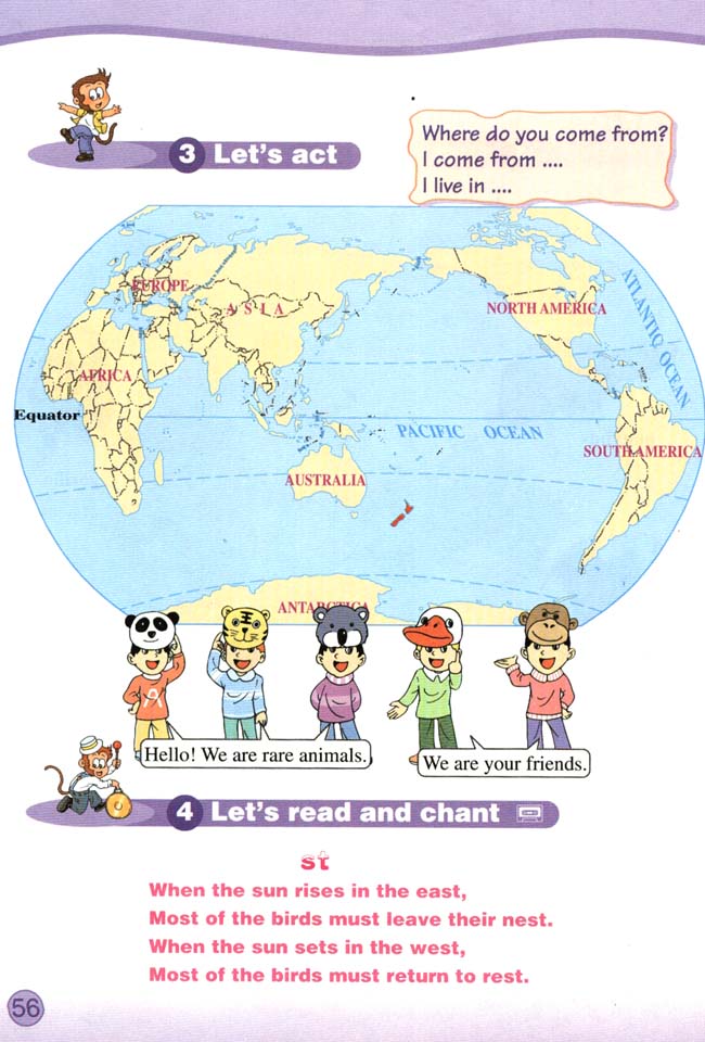 Unit 5 Save our planet．(第56页)