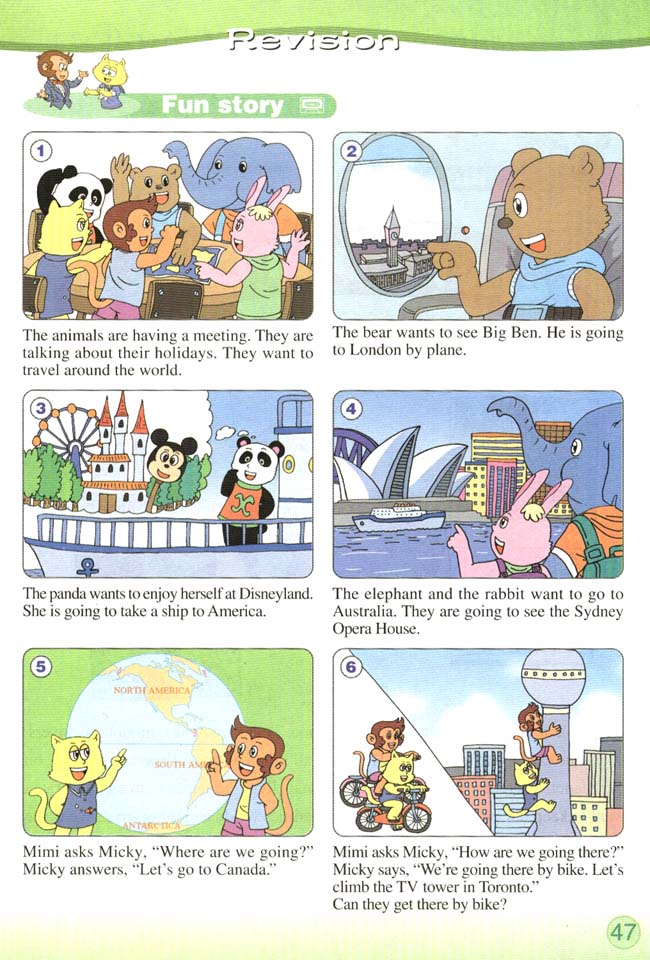 Unit 4 We are going to visit the Great Wall．(第47页)