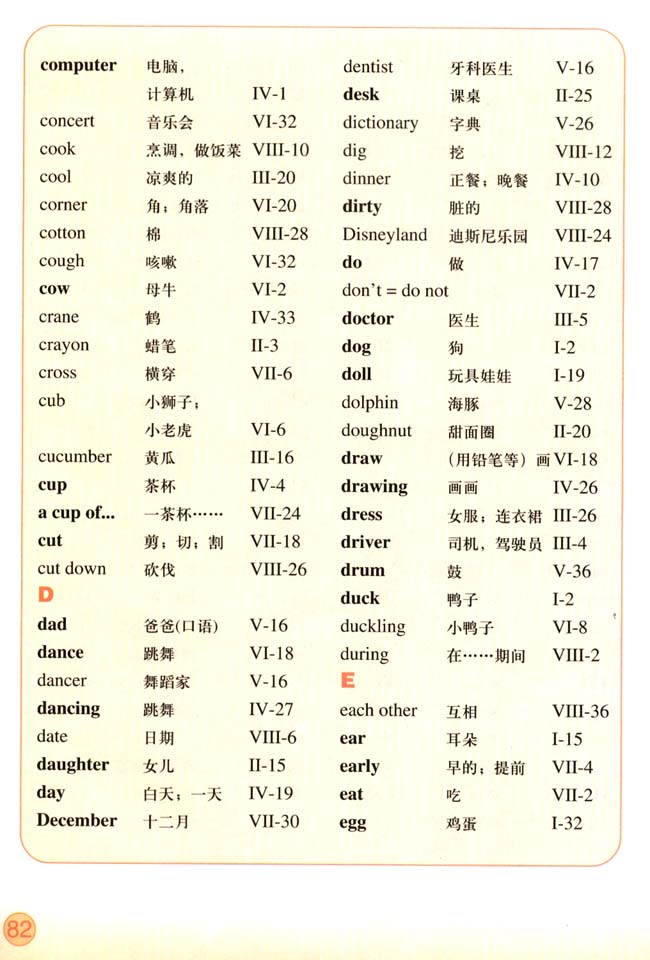 Vocabulary(第82页)