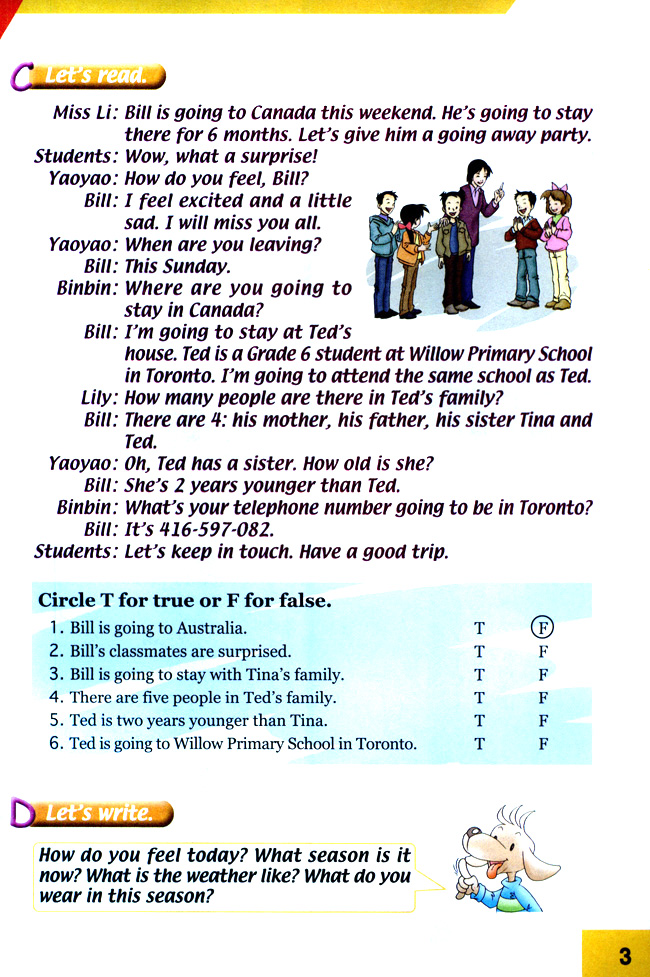 Unit 9 My Story(第3页)