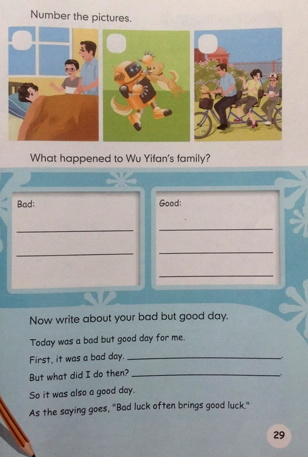 Unit 3 Where did you go(第29页)