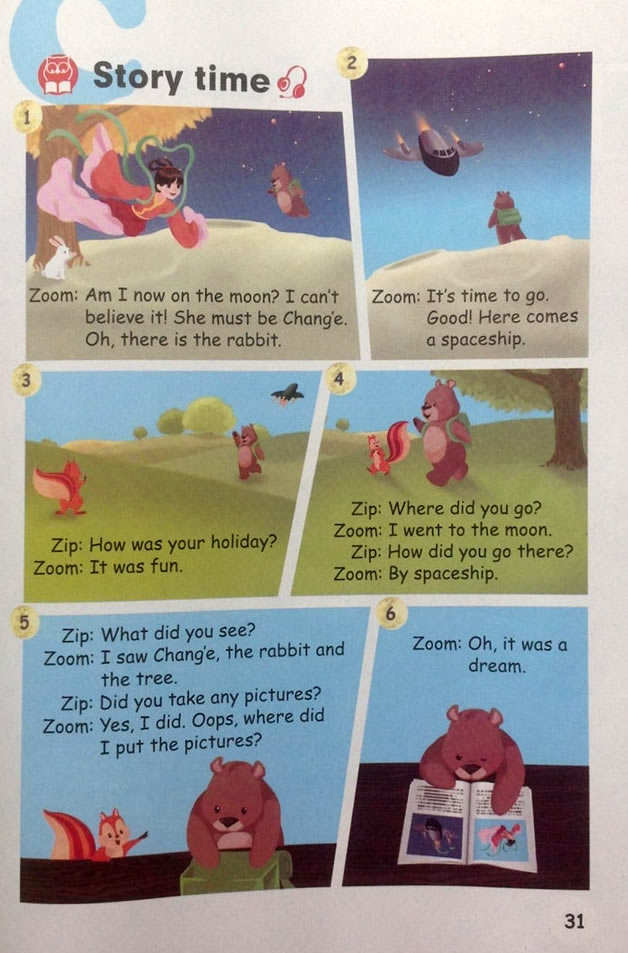 Unit 3 Where did you go(第31页)