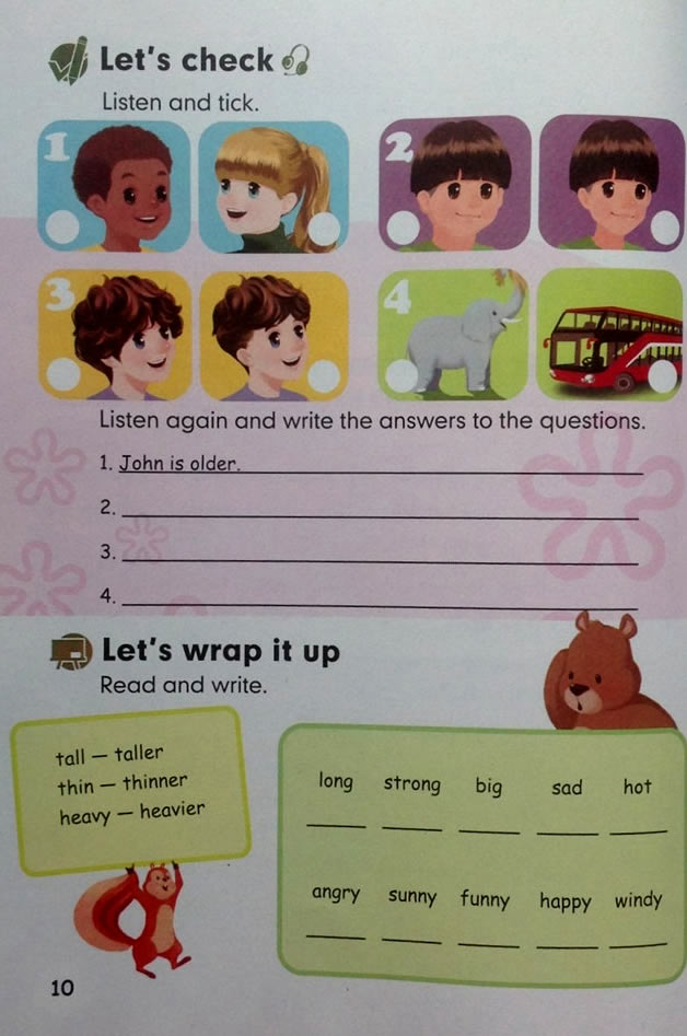 Unit 1 How tall are you?(第10页)