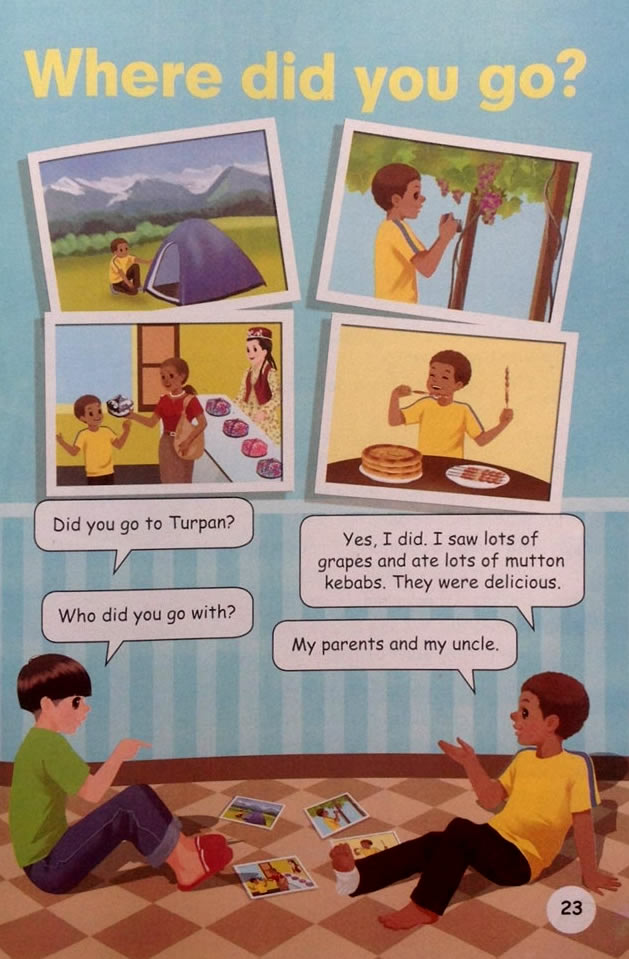 Unit 3 Where did you go(第23页)