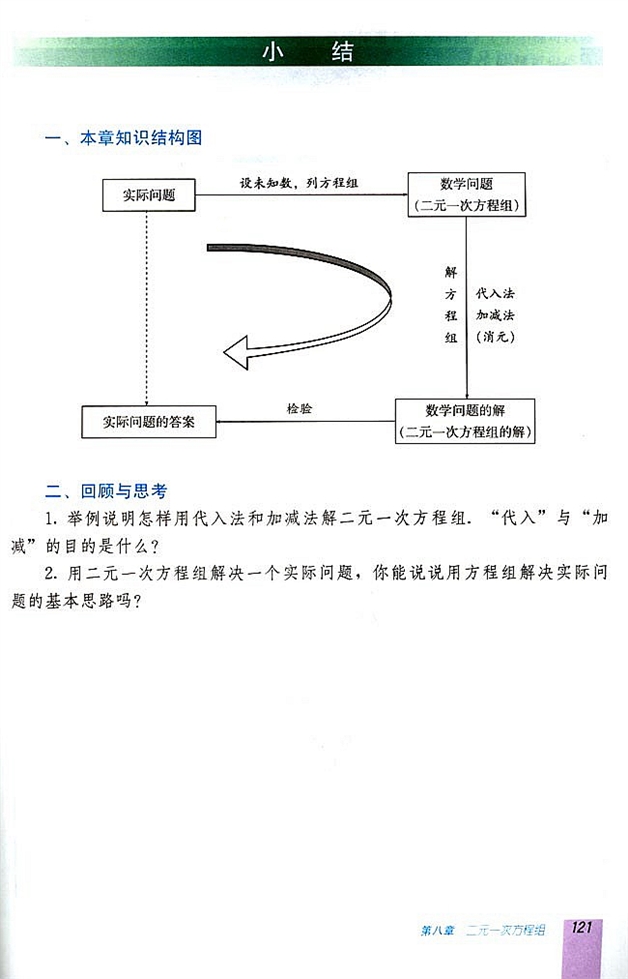 8.3 实际问题与二元一次方程组(第120页)