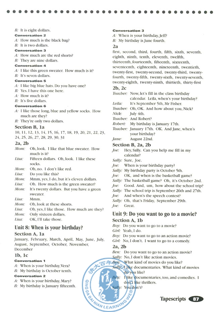 Tapescripts(第107页)