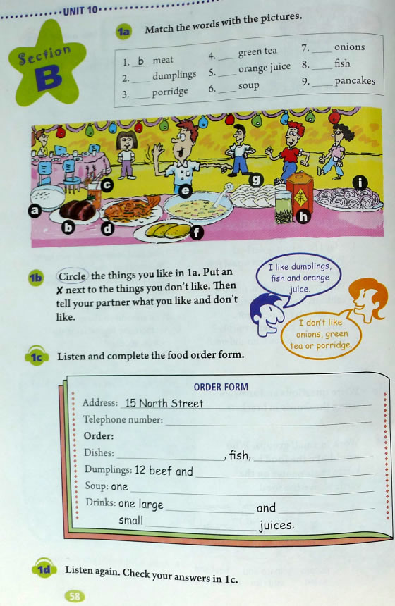 10 I’d likesome noodles.(第58页)