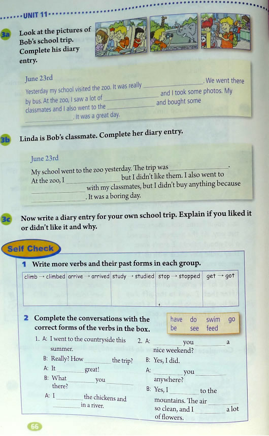 11 How was yourschool trip?(第66页)