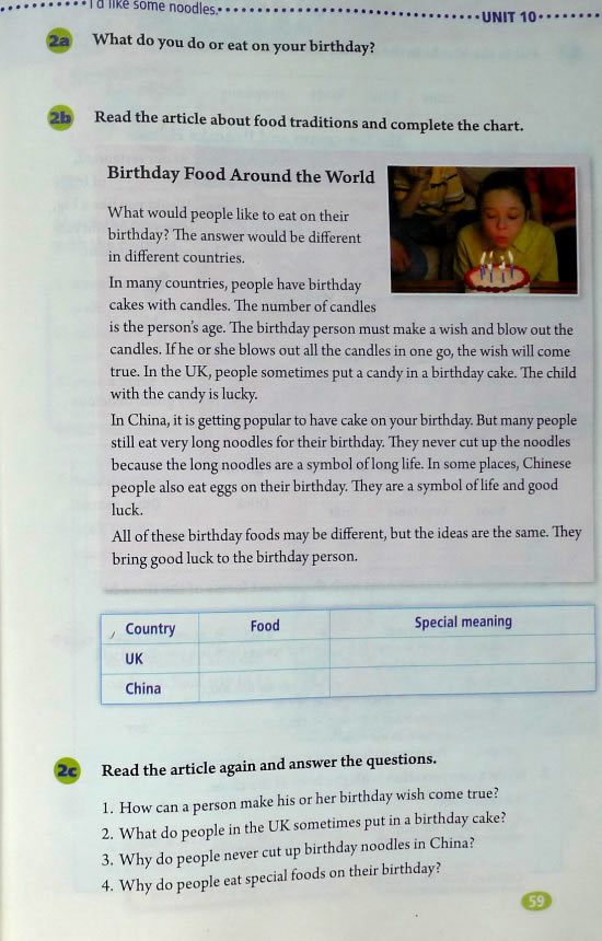 10 I’d likesome noodles.(第59页)