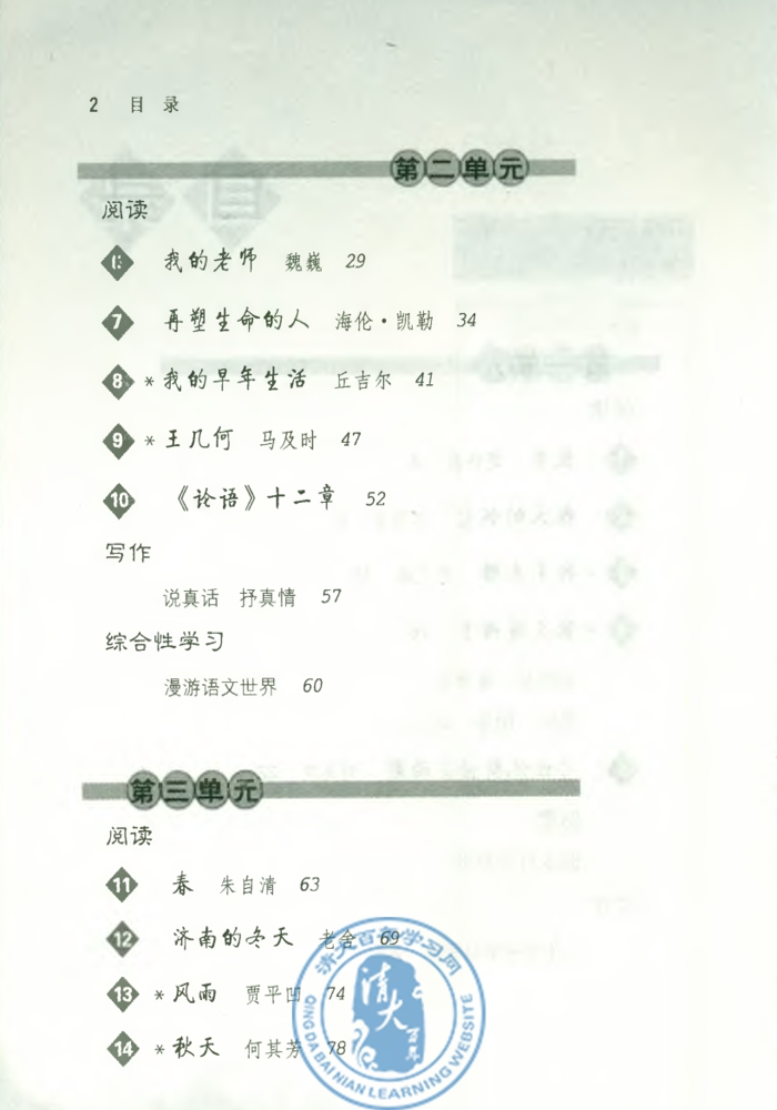封面/前言/目录
