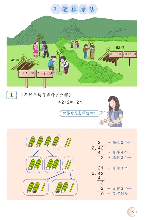 2 除数是一位数的除法(第15页)