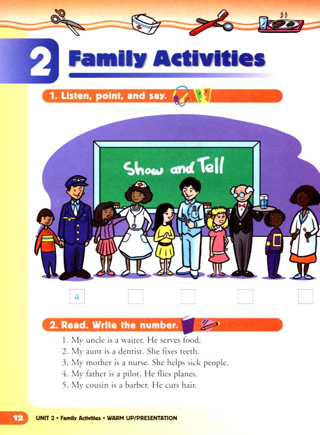 unit 2 Family Activities(第12页)