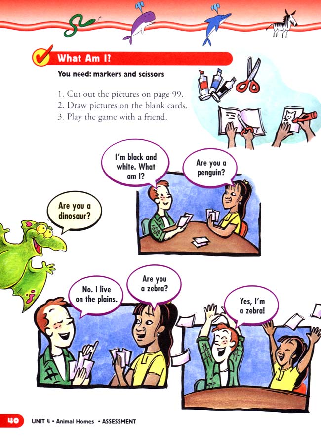 unit 4 Animal Homes(第40页)