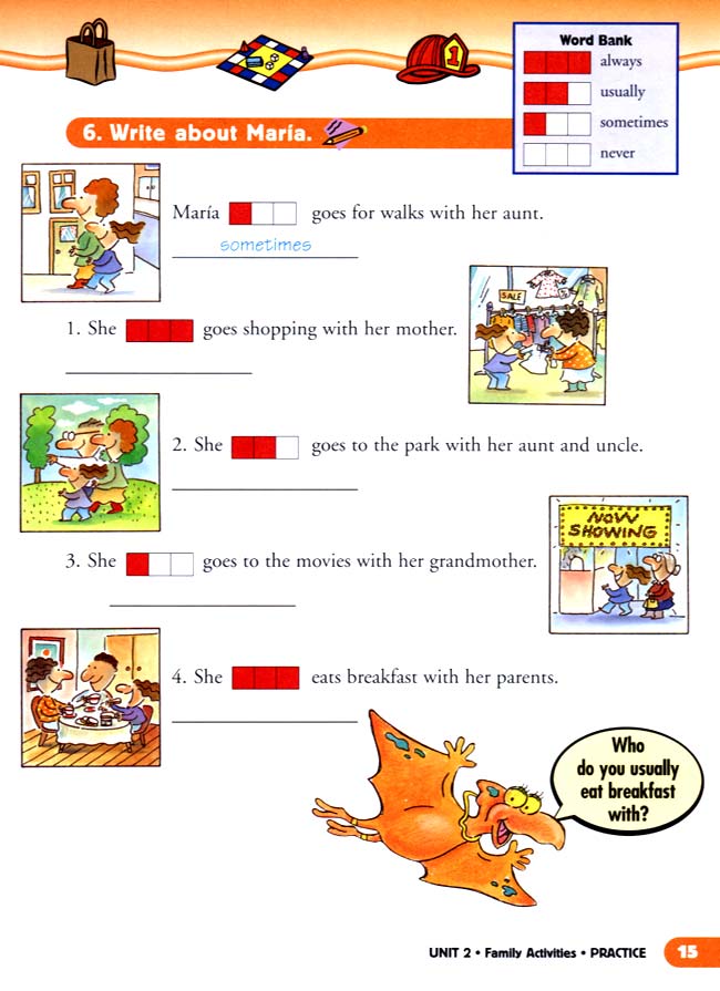 unit 2 Family Activities(第15页)