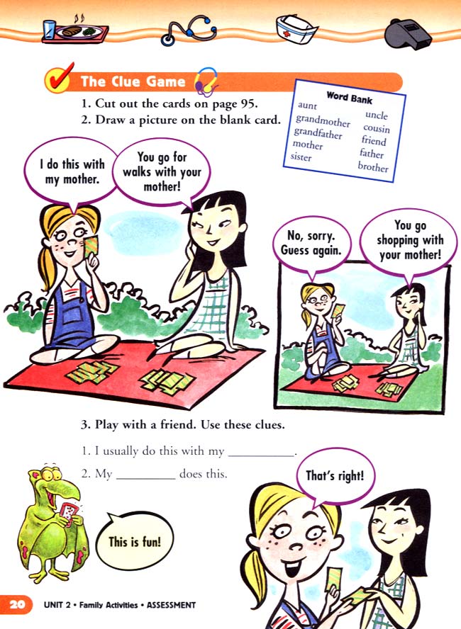 unit 2 Family Activities(第20页)