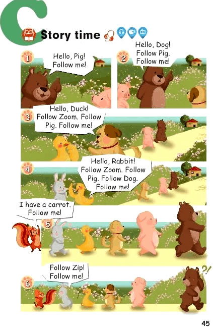 Unit 4 We love animals(第45页)