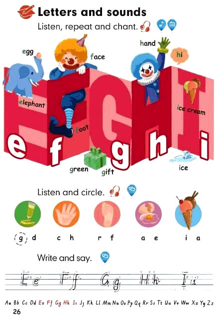 Unit 3 Look at me!(第26页)