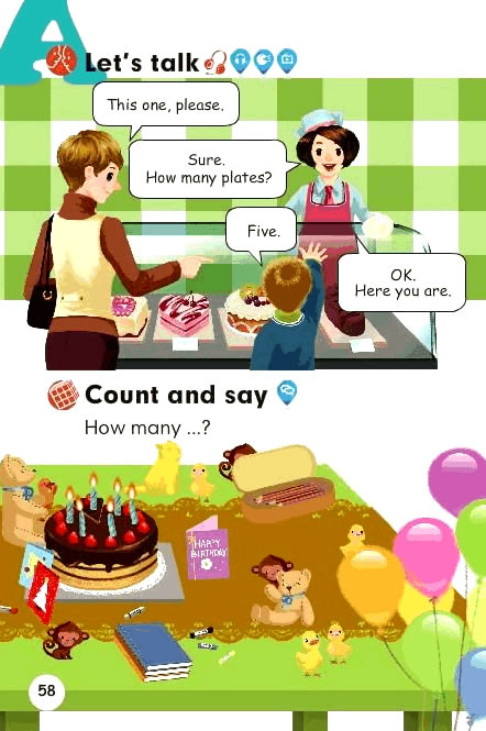 Unit 6 Happy birthday!(第58页)