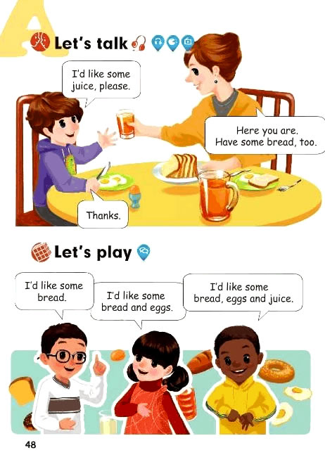 Unit 5 Let&#39;s eat !(第48页)