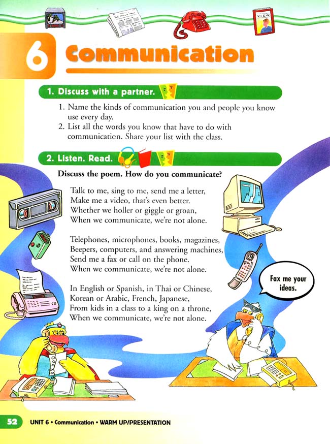 新派英语小学三年级上册教师教学用书Unit6Communication