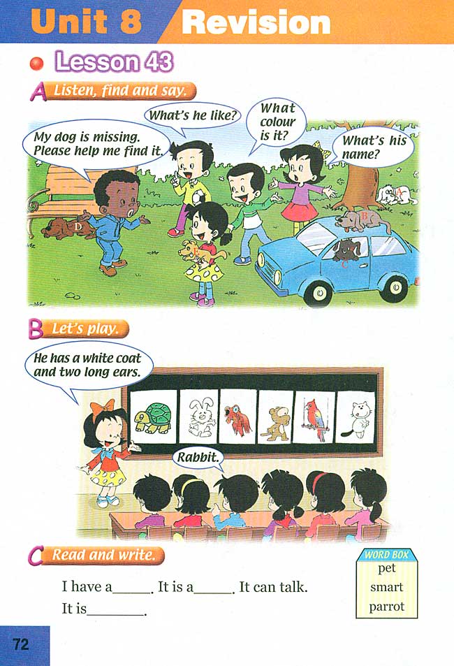 新起点小学三年级英语上册lesson43