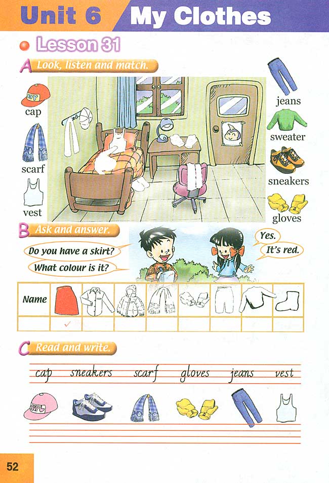 新起点小学三年级英语上册lesson31