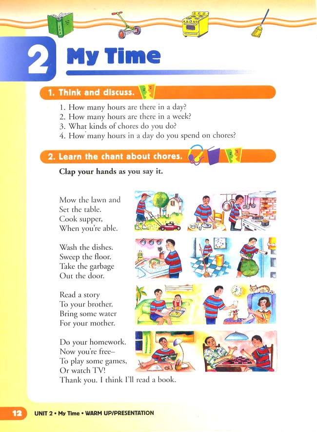 新派英语小学三年级上册教师教学用书Unit2MyTime