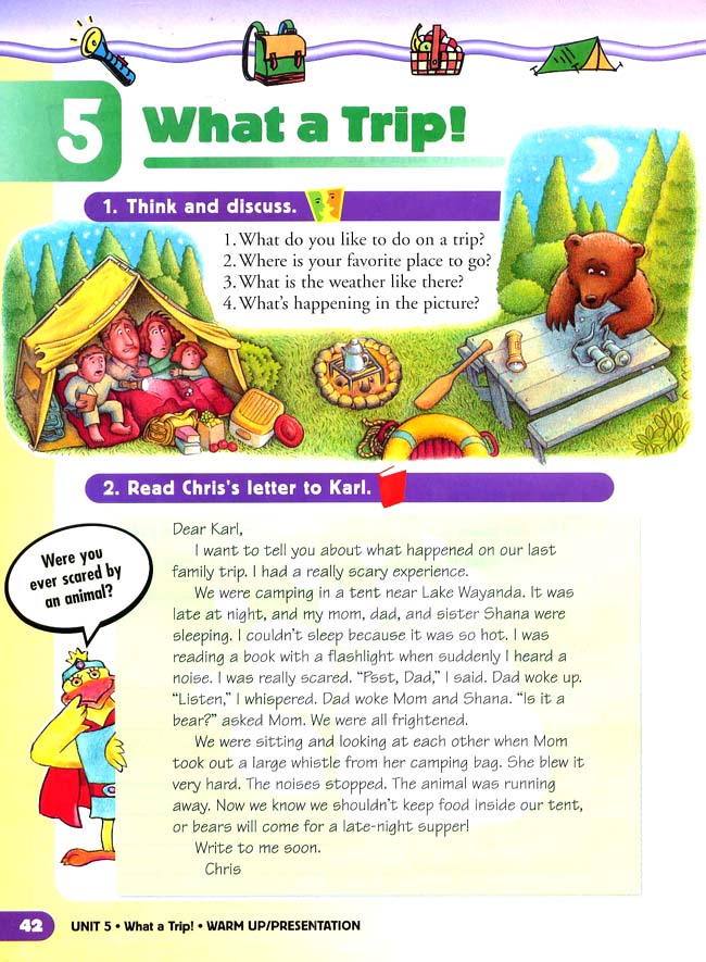 新派英语小学三年级上册教师教学用书Unit5WhataTrip!