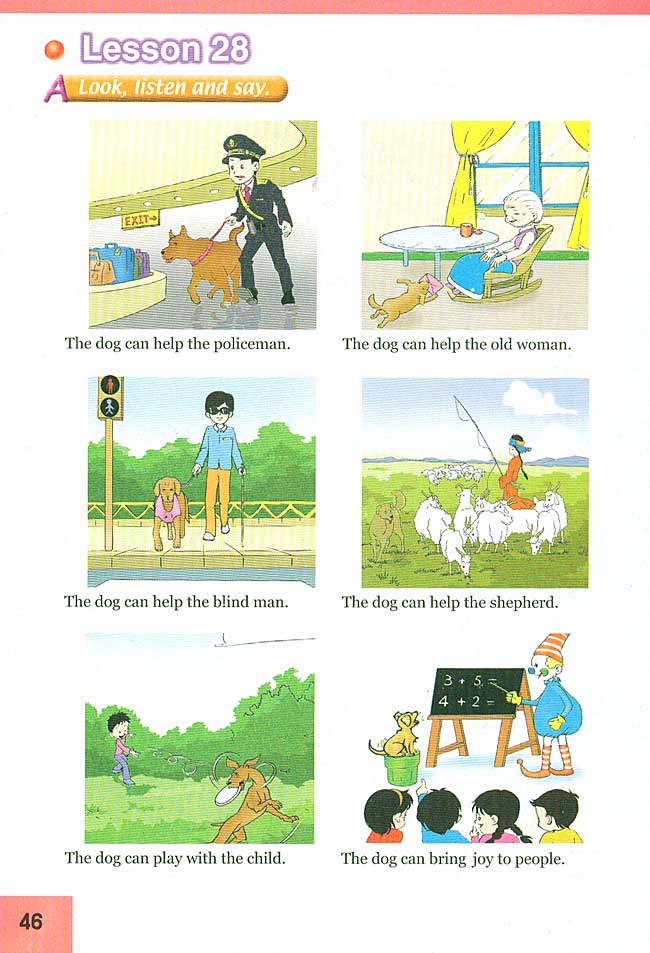 新起点小学三年级英语上册lesson28