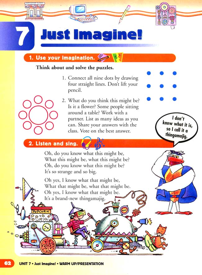 新派英语小学三年级上册教师教学用书Unit7JustImagine!