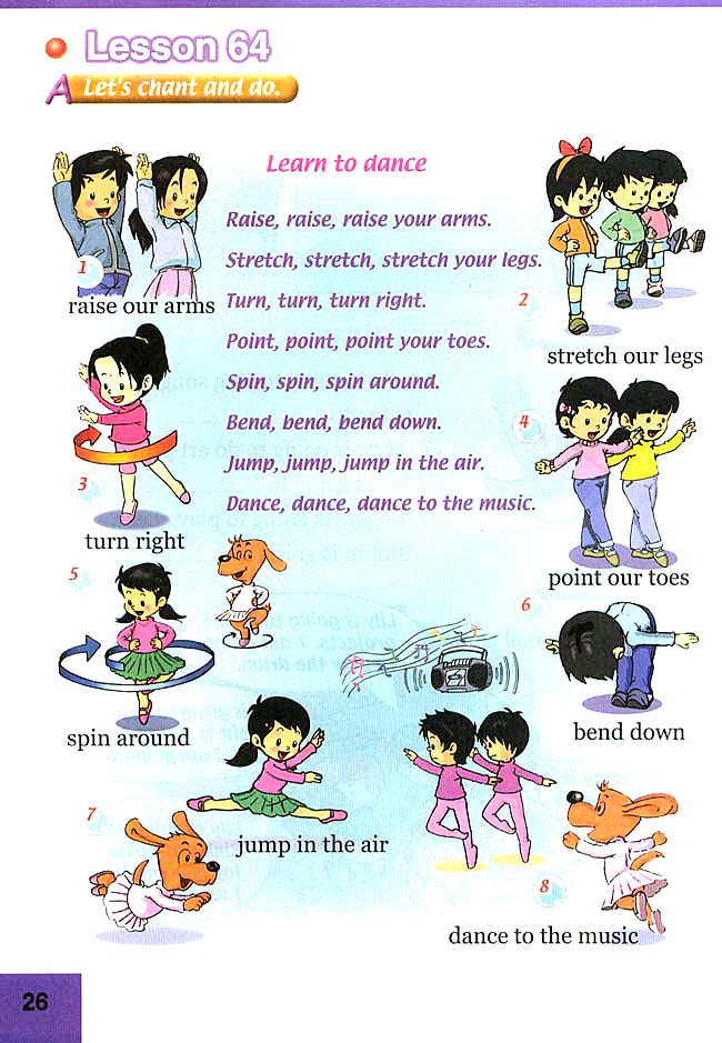 人教版三年级英语下册(旧版新起点)电子课本Unit 11 After School Activities(第26页)