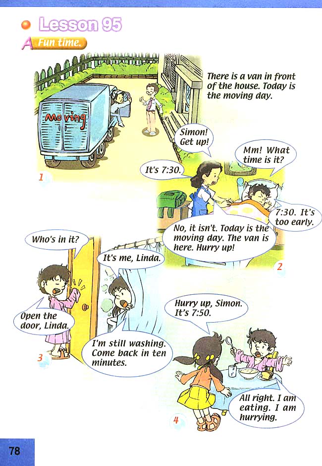 人教版三年级英语下册(旧版新起点)电子课本Unit 16 Revision(第78页)