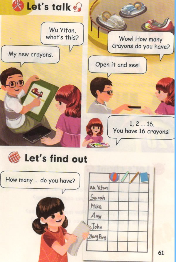 Unit 6 How many?(第61页)