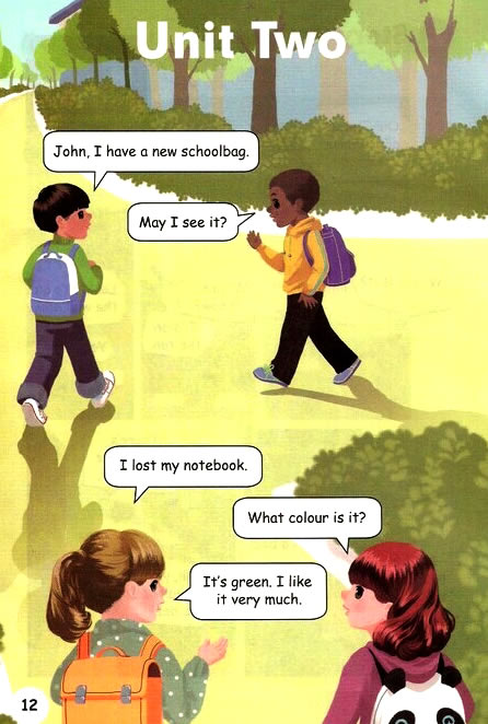 Unit 2 My schoolbag(第12页)