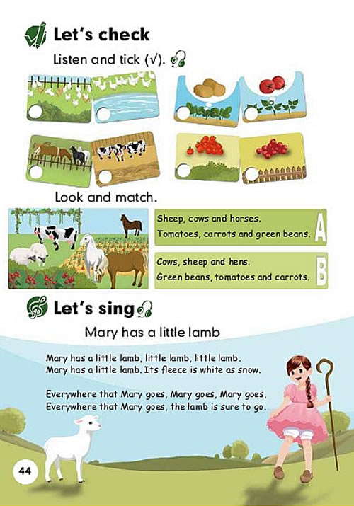 Unit 4 At the farm(第44页)