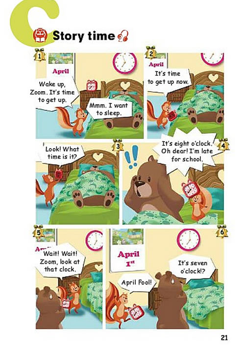 Unit 2 What time is it?(第21页)