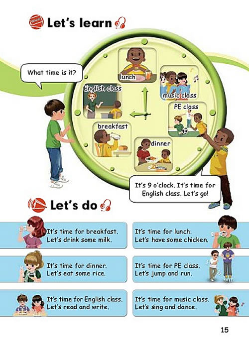 Unit 2 What time is it?(第15页)