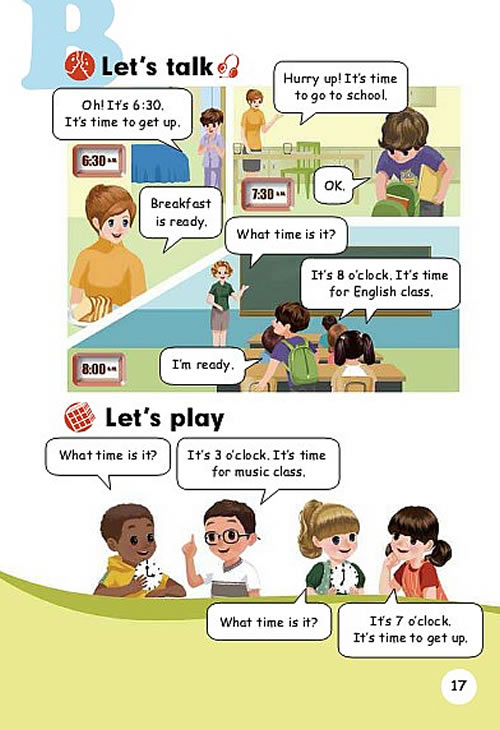 Unit 2 What time is it?(第17页)