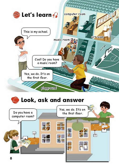 Unit 1 My School(第8页)