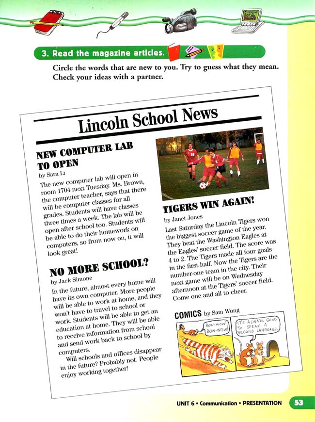 Unit 6 Communication(第53页)