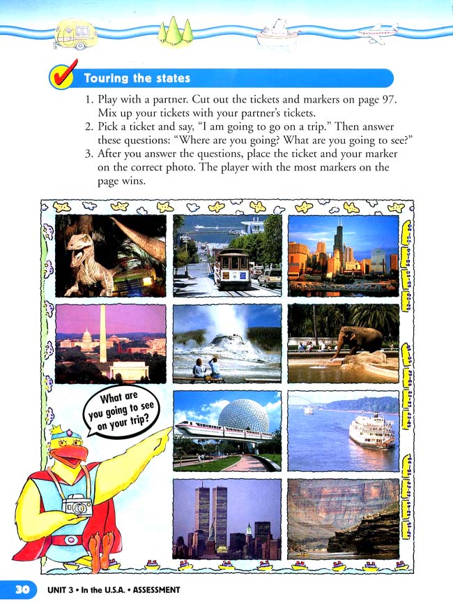 Unit 3 In the U.S.A.(第30页)
