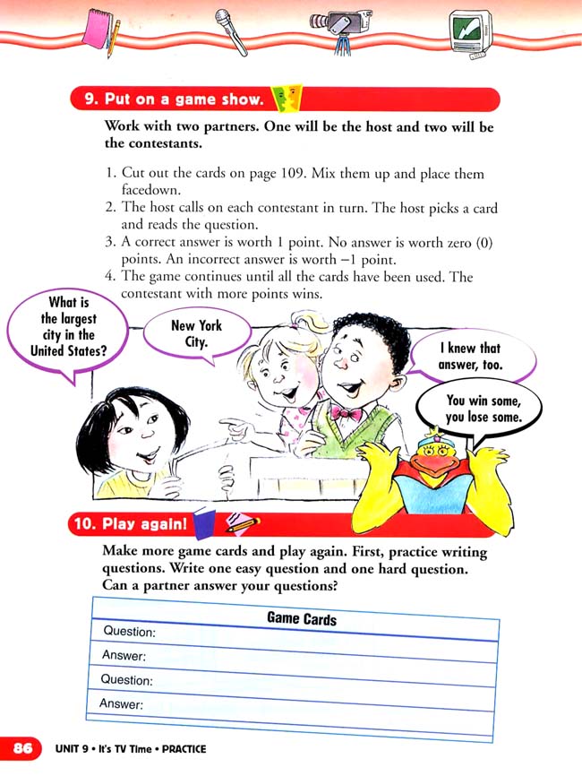 Unit 8 A Small World(第86页)