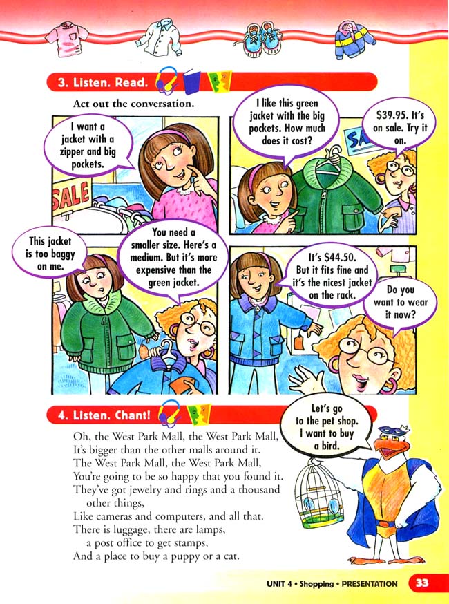 Unit 4 Shopping(第33页)